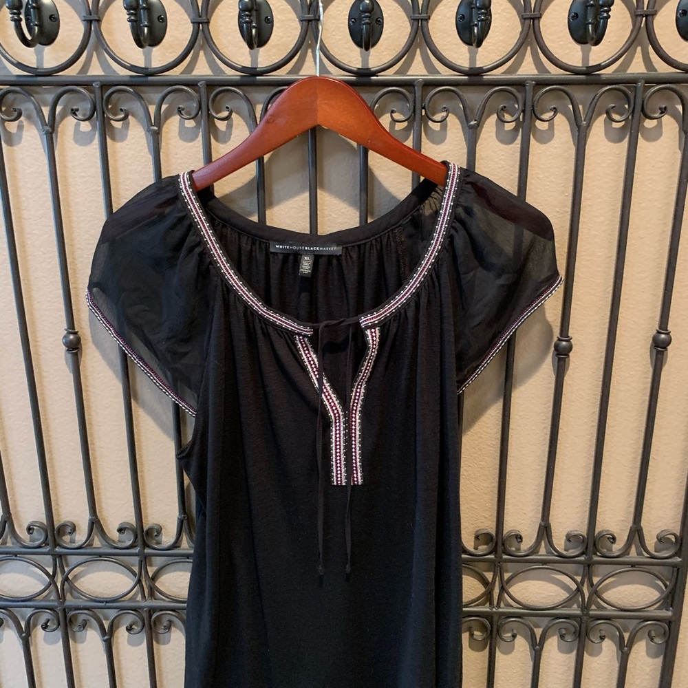 WHBM CAP SLEEVE TOP